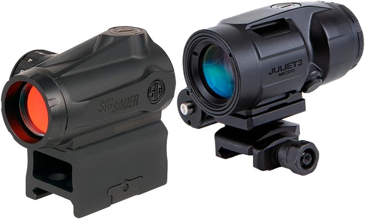 SIG Sauer ROMEO-MSR GEN II &amp; JULIET3 Micro Red Dot and Magnifier Combo