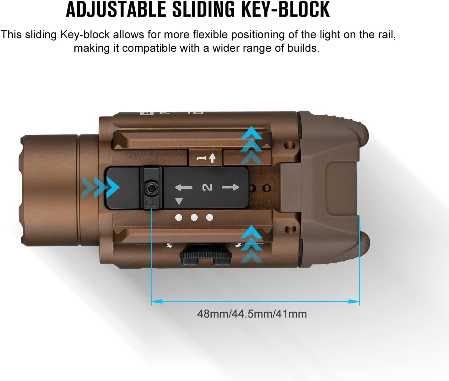 OLIGHT PL-3R Valkyrie Rechargeable Tactical Weapon Light