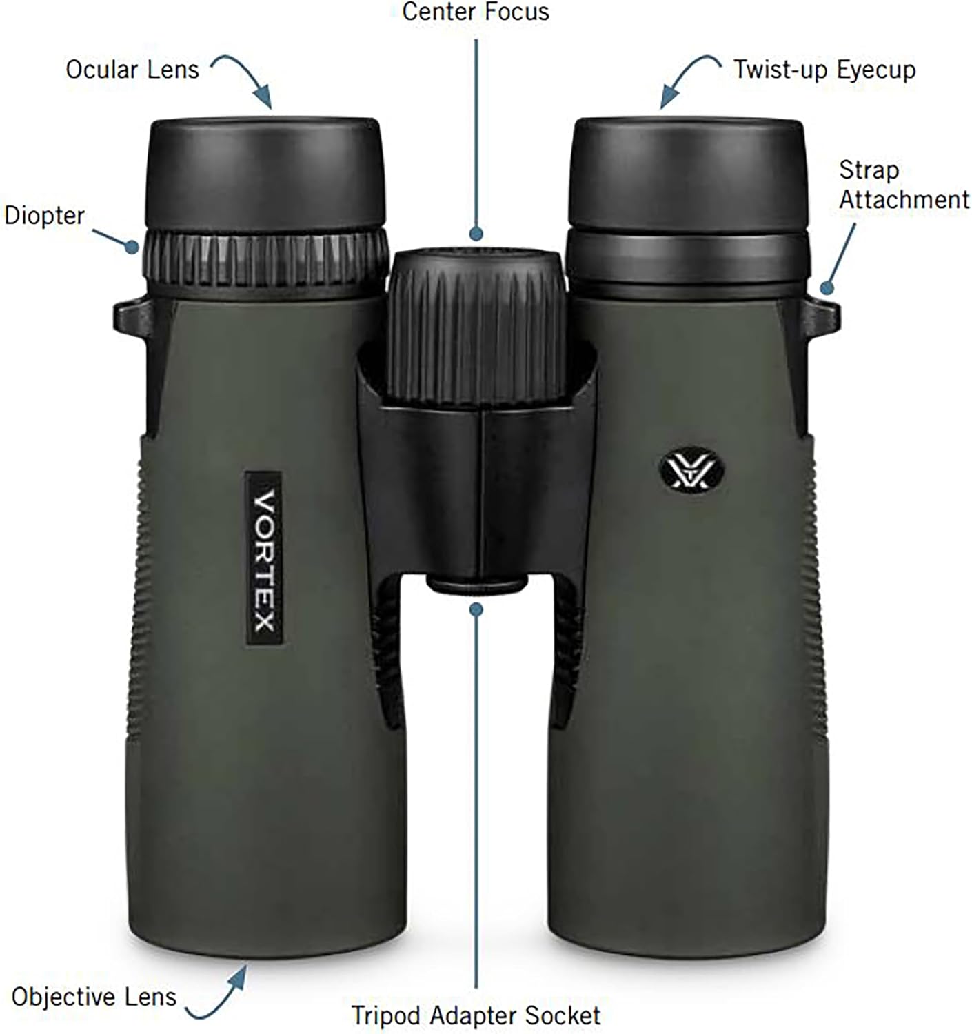 Vortex Diamondback HD 10x42 Binocular DB-215